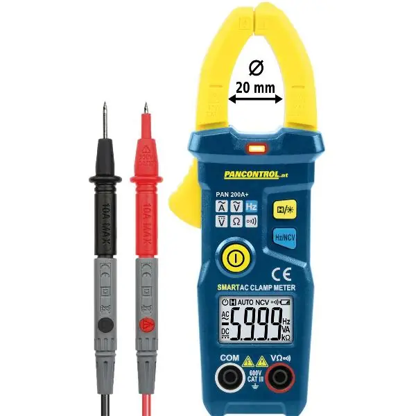 Víkendová Akce Pancontrol-digitální proudové kleště AC Pan 200A+rozevření 20 mm