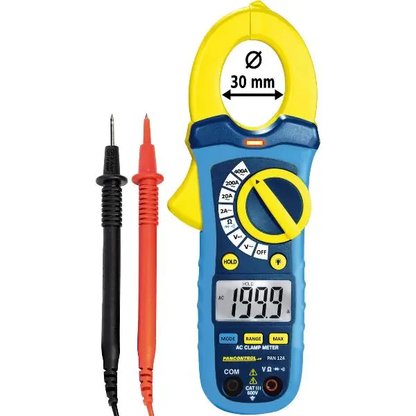 Pancontrol-digitální proudové kleště AC Pan 124+rozevření 30 mm Nakupujte Hned