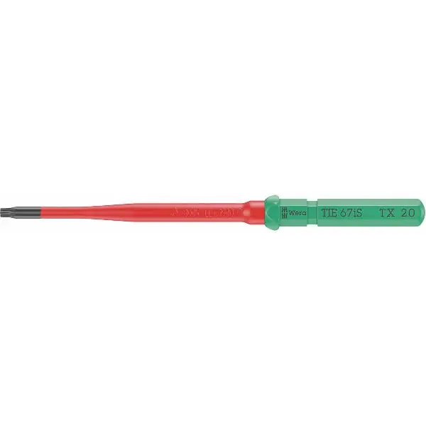 Vysoce Kvalitní Výměnná čepel WERA VDE KK 67iS TIE TX 20/157 mm Torx