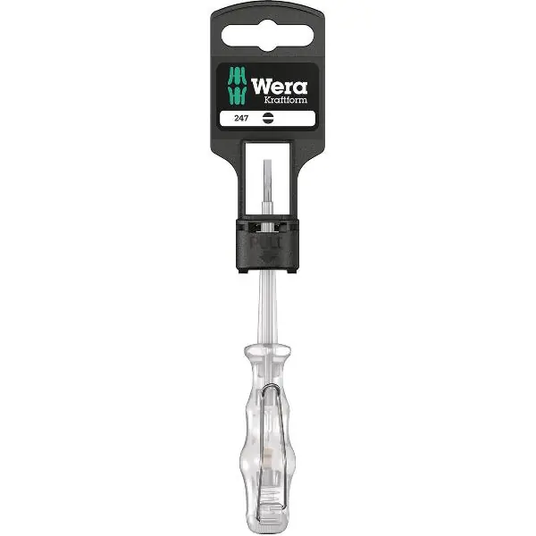 Akční Nabídka WERA VDE zkoušečka napětí 247 SB s klipem 3,0 x 70 mm plochá