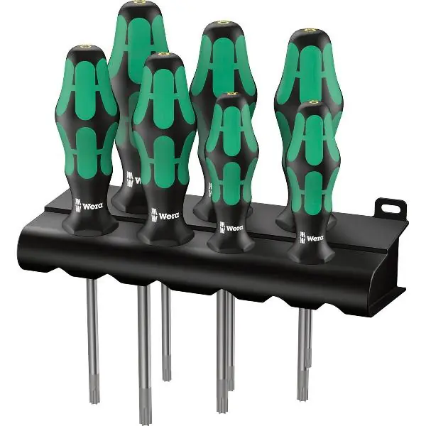Vrácení Zdarma WERA sada šroubováků Kraftform Plus 367 i/7 HF Torx® 7-dílná