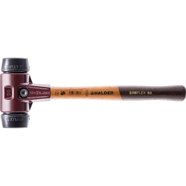HALDER palička litinová hlava ø 60 mm guma černá Hickory násada Aktuální