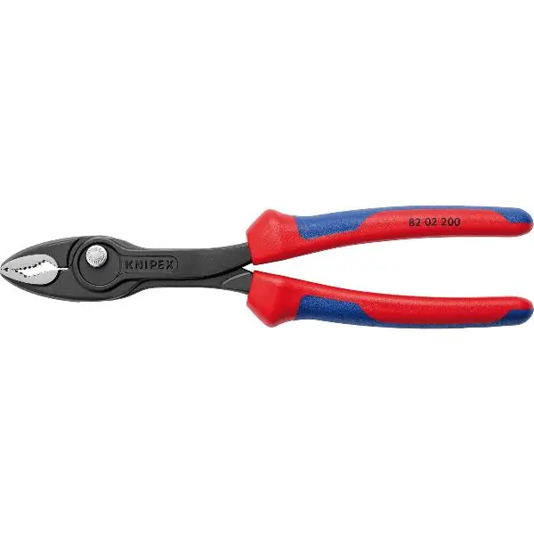 KNIPEX přední úchopové nůžky TwinGrip 8202, Rukojeť 2K, černá, 150 mm Tovární Cena