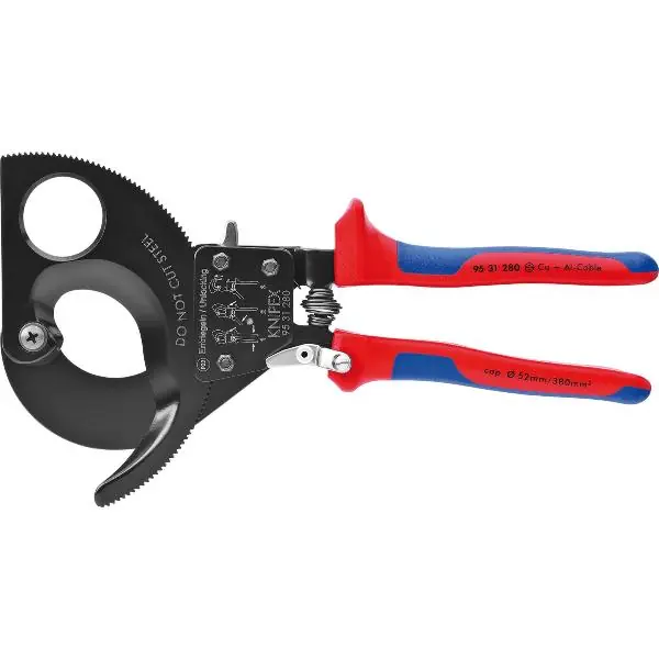 Autentický KNIPEX kleště na kabely D280mm prům.kabele 52mm