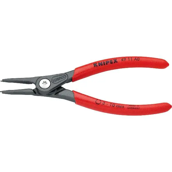 Finální Výprodej KNIPEX precizní kleště na pojistné kroužky 4911 A0 DIN 5254 A vnější rovné