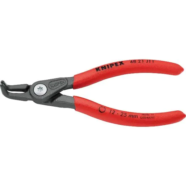 Ověřený KNIPEX precizní kleště na pojistné kroužky 4821 J11 DIN 5256 D vnitř. zahnuté