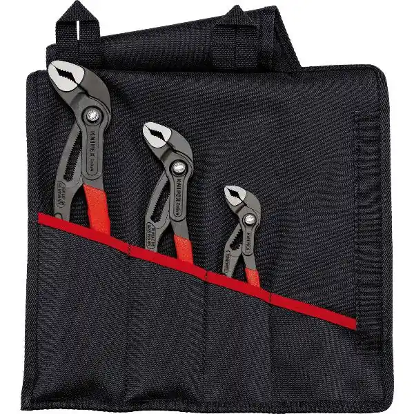 Časově Omezené KNIPEX instalatérské kleště-sada Cobra 001955S9, 3dílná ve svin.pouzdře SW 30-60