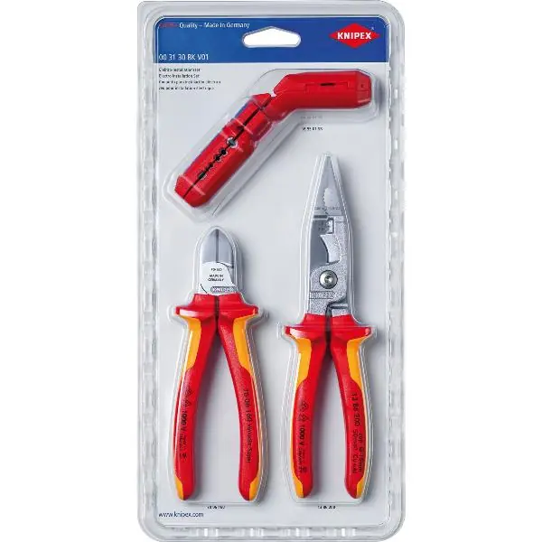 KNIPEX elektro-instalační sada "003130BKV01" 3 dílná Top Prodej