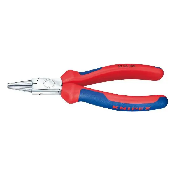 Levný KNIPEX kleště s kulatými čelistmi DIN 5745 2K-úchop D 160 mm