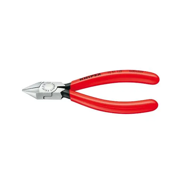 Hit Sezóny KNIPEX boční štípací kleště pro elektromech. 7681, KS-Griff, černé lešt. 125 mm