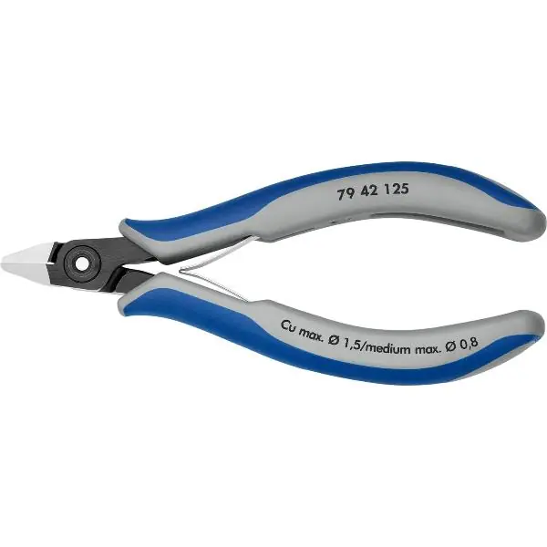 Knipex přesné boční štípací kleště na elektr. 7942 DIN 9654 malá fazeta,D125mm Super Cena