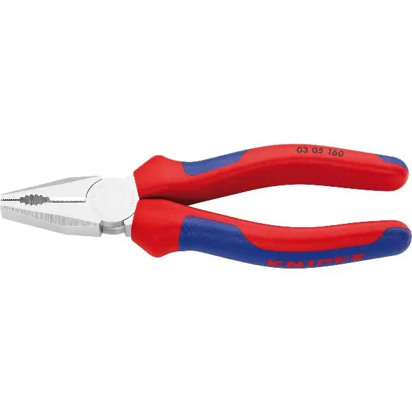 Výhodná Nabídka KNIPEX kombinačky DIN 5746 rovné 2K délka rukojeti D160 mm