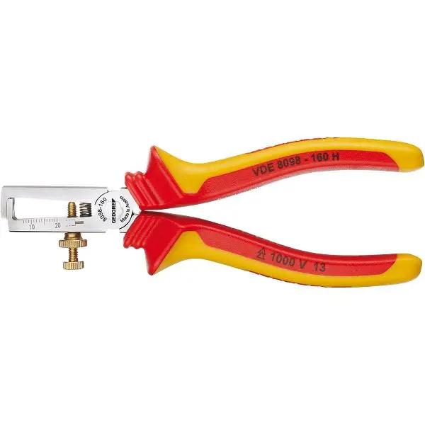 Sezónní Sleva GEDORE VDE odizolovací kleště 8098 H s otev. pružinou 0,8–6 mm², délka 160 mm