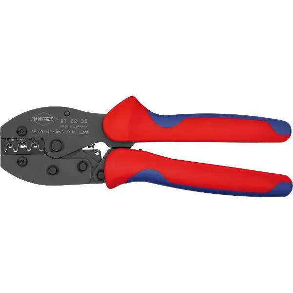 KNIPEX krimp. kleště PreciForce® neizol. kabelová oka/konektory 0,5-6mm² Vysoce Kvalitní