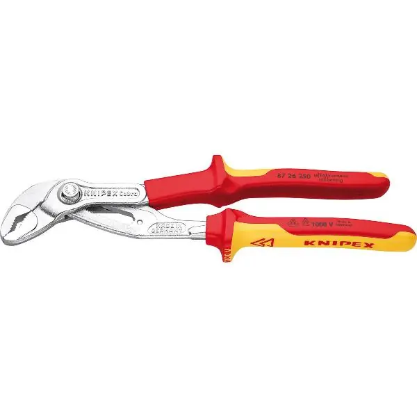 Finální Výprodej KNIPEX instalaterské kleště Cobra® VDE 8726, 24 poloh nastavitelné, délka 250mm