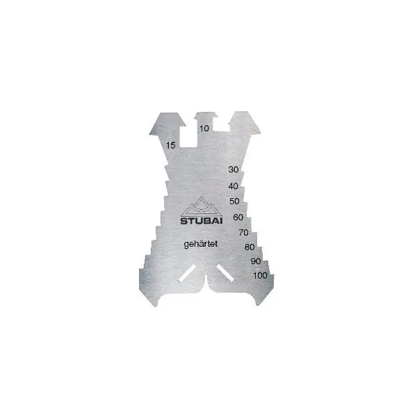 STUBAI Značkovací šablona 140x100x1.3 mm dělení 5-100 mm in 5 mm Akce