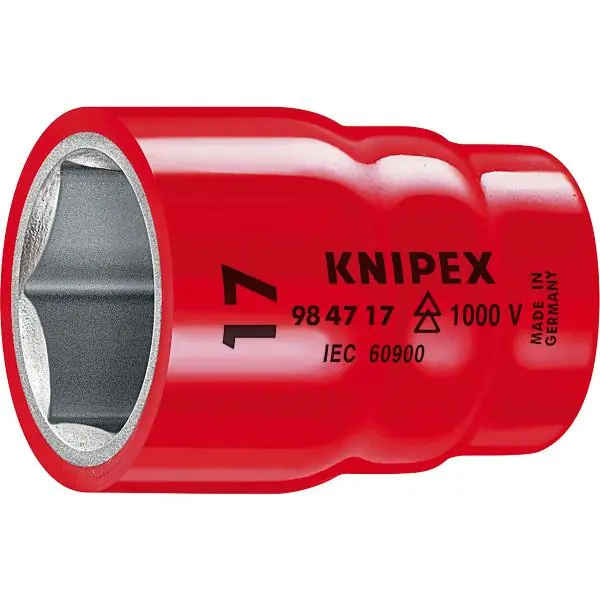Nejlepší Cena KNIPEX nástrčný klíč izolovaný 9847, 1/2“ pro šestihran, SW 10 mm