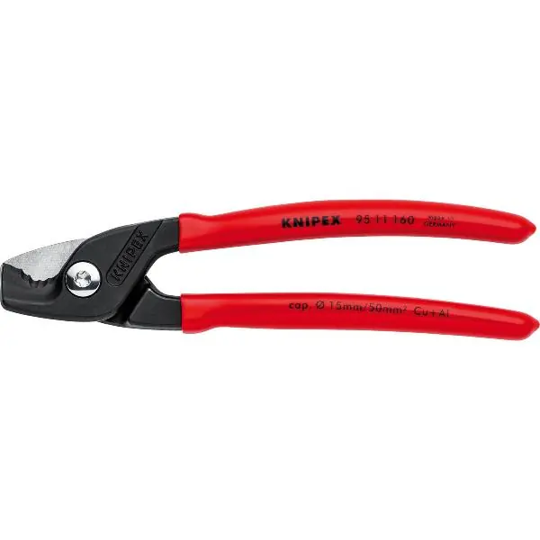 Horká Nabídka KNIPEX StepCut nůžky na kabely Typ 9511 Länge 160 mm für průměr kabelu 15 mm