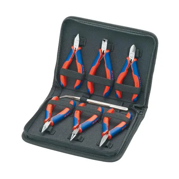 Nízká Cena KNIPEX Elektonika-kleště sada v obalu 7-dílná