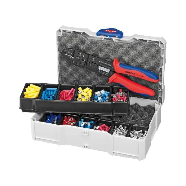 KNIPEX krimpovací řada kabelových koncovek v systaineru + lisovací kleště Sleva