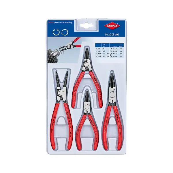 Must-Have KNIPEX sada kleští na pojistné kroužky 4dílná