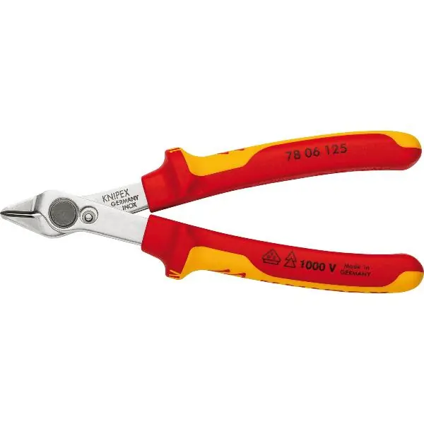 KNIPEX elektro-štípací kleště Super Knips® VDE 7806 DIN 9654 tvar 0, D=125 mm Zlevněný