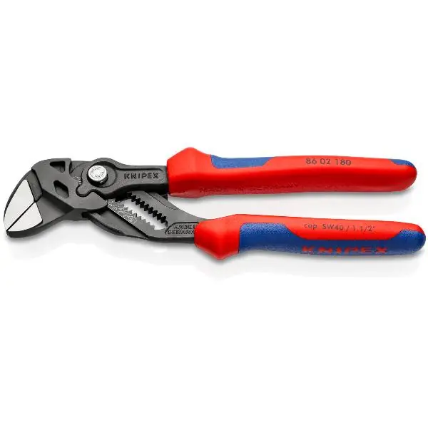 KNIPEX Klešťový klíč 8602 SW-40 mm, 15 pozic, rukojeť 2K, černá, D=180 mm Cenově Výhodný