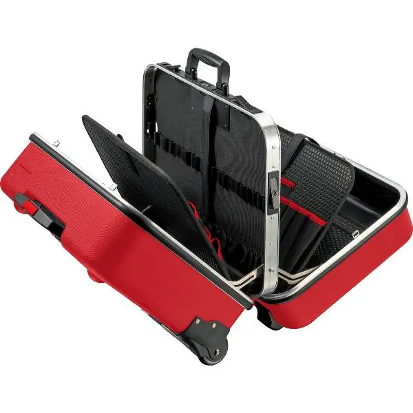 Zlevněný KNIPEX Kufr na nářadí BIG Twin-Move prázdný 989915LE, 520x290x435mm, ABS červený