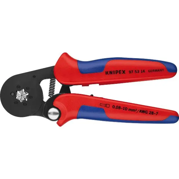 KNIPEX krimpovací kleště pro koncovky drátů 0,08-10mm², d=180mm Expresní Doručení