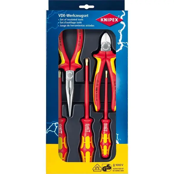 Pouze Dnes KNIPEX VDE-5dílná sada nářadí 002013 kleště a šroubovák Wera