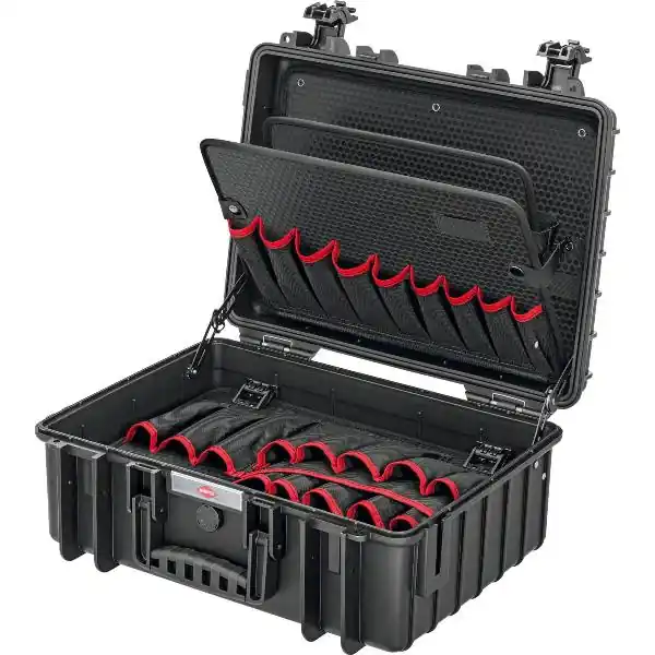 Výprodej KNIPEX kufr na nářadí Robust23 prázdný 002135LE, 470x190x370 mm, plast černá