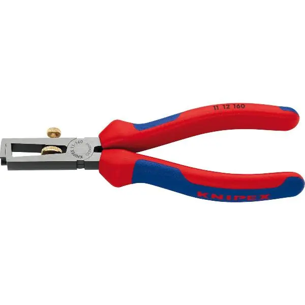 Autentický KNIPEX Odizolovací kleště 1112, pro kabely 0,5 mm, 10 mm², AWG 7, D=160 mm