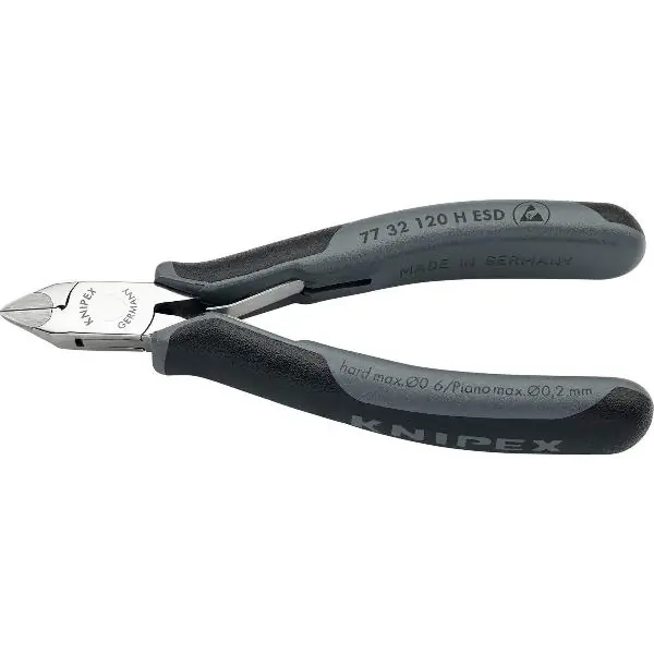 KNIPEX Elektronik-Tvrdokov. b. štípací kleště 7732HESD špička malé zkosení 120mm Must-Have