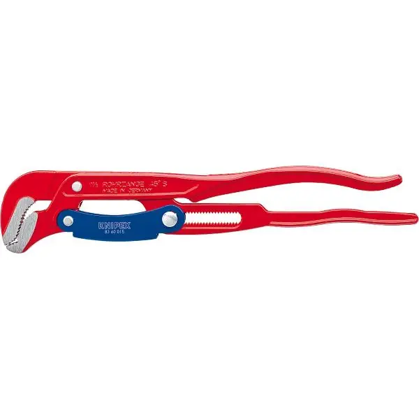 Novinka KNIPEX S-čelisťový klíč na trubky 8360 s rychlo nastavením 1,1/2“, D=420 mm, čer