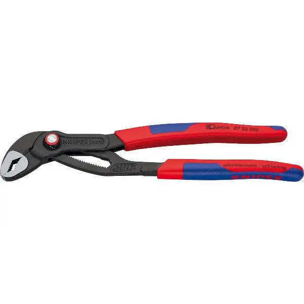 KNIPEX instalatérské kleště Cobra® Quick 8722 SW -46 mm 2" 2K rukojeť 300 mm Sezónní Sleva