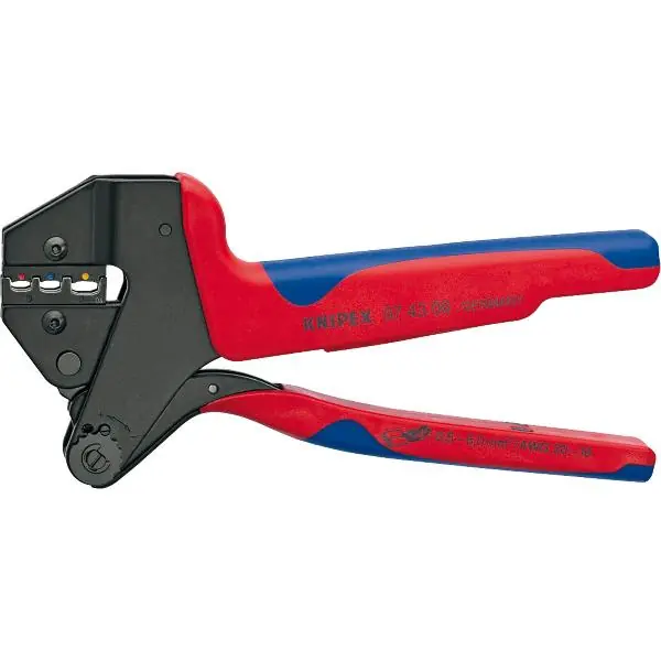 Cenově Výhodný KNIPEX Krimpovací systémové kleště 974306 s vložkou pro neizolované konektory