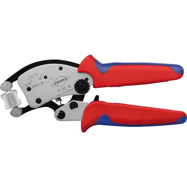 Objednat Nyní KNIPEX krimpovací kleště Twistor16 pro koncovky drátů 0,14-16mm², d=200mm