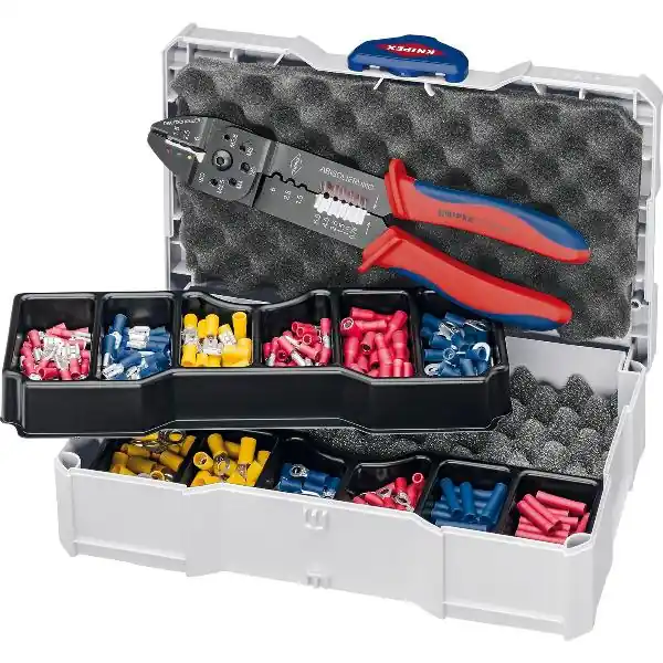 KNIPEX kabelové konektory lisovací řady v systaineru + lisovací kleště Nízká Cena