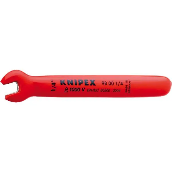 KNIPEX plochý izolovaný klíč palcový, SW 1/4“, poloha čelistí 15°, D=108 mm Nakupujte Hned