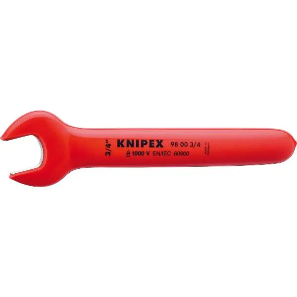 KNIPEX plochý izolovaný klíč palcový, SW 3/4“, poloha čelistí 15°, D=190,5 mm Akční Nabídka
