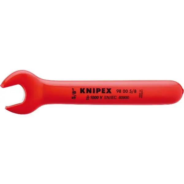 KNIPEX plochý izolovaný klíč palcový, SW 5/8“, poloha čelistí 15°, D=165,1 mm Kup Teď