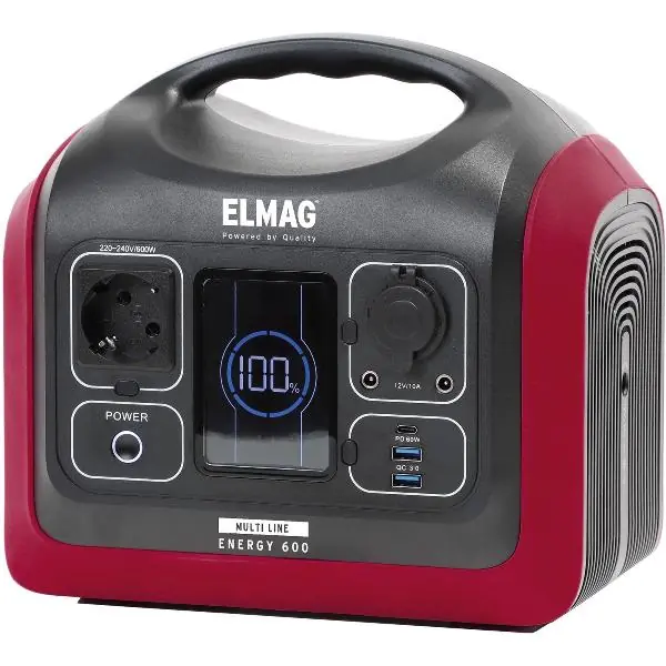 ELMAG Powerstation Energy přenosná 600 wattů Vysoce Kvalitní