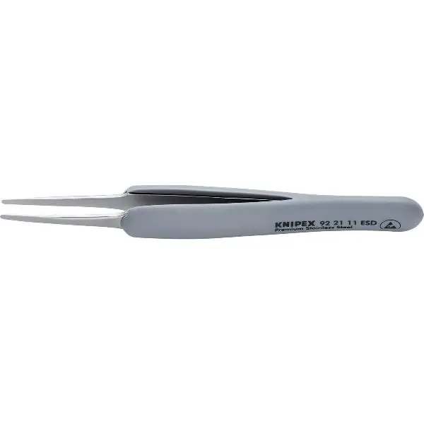 KNIPEX Gumová pinzeta 922111ESD nerezová délka 123 mm Oblíbený