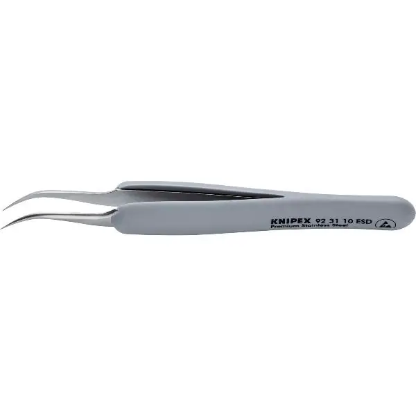 Oblíbený KNIPEX Gumová pinzeta 923110ESD nerezová délka 122 mm