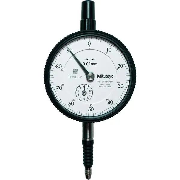 MITUTOYO úchylkoměr 2046 AB-60, rozsah měření 10 mm, čtení 0,01 mm Vysoce Kvalitní