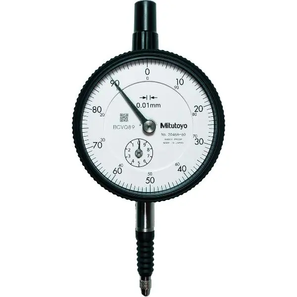 Finální Výprodej MITUTOYO úchylkoměr 2046A, rozsah měření 10 mm, čtení 0,01 mm