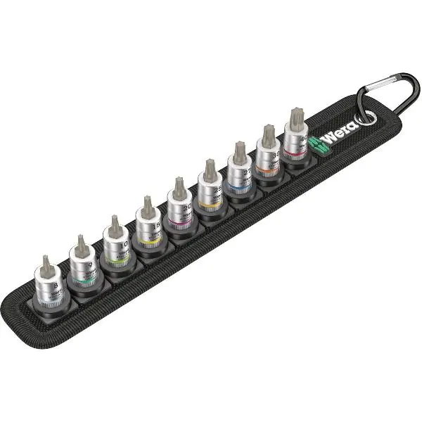 Ihned K Objednání WERA sada nástrčkových klíčů Zyklop 1/4" 8767 Belt A3 Torx® HF 9-dílná