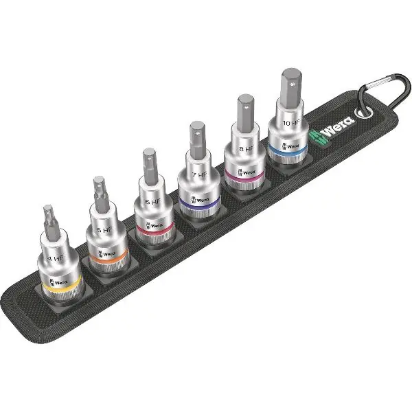 WERA sada nástrčkových klíčů 1/2" HF Belt C2 6-dílná Top Prodej
