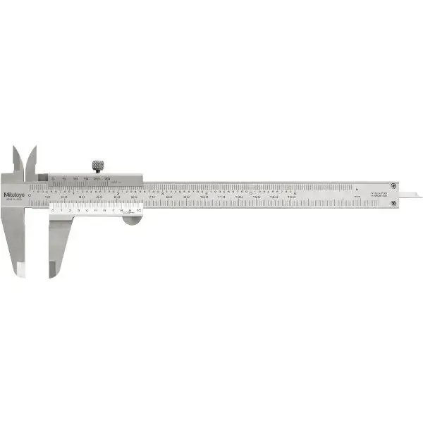 MITUTOYO Analog-posuvné hloubkové měřidlo se štelováním ploché 0-150 mm Originální