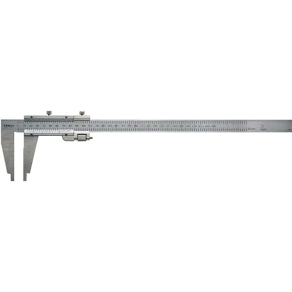 Pouze Dnes MITUTOYO dílenské posuv. měřítko se šroubem a jemným nast., rozsah měř. 0–450 mm